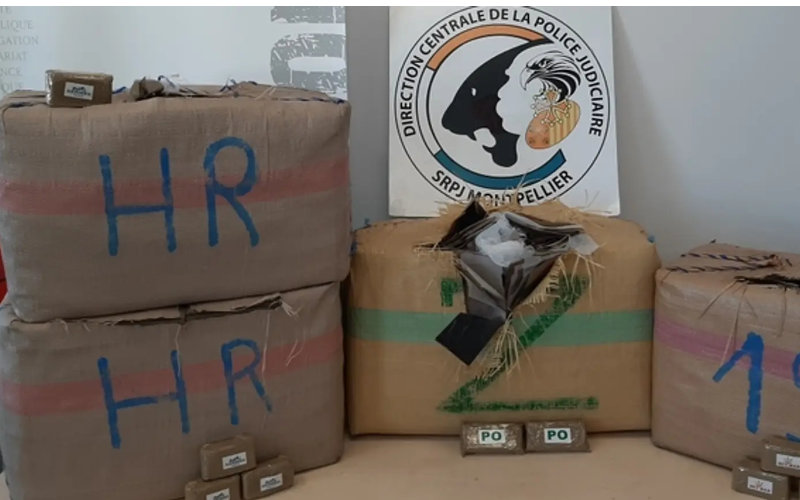 Major Drug Bust: 2 Tons of Cannabis Seized in France-Morocco Trafficking Operation