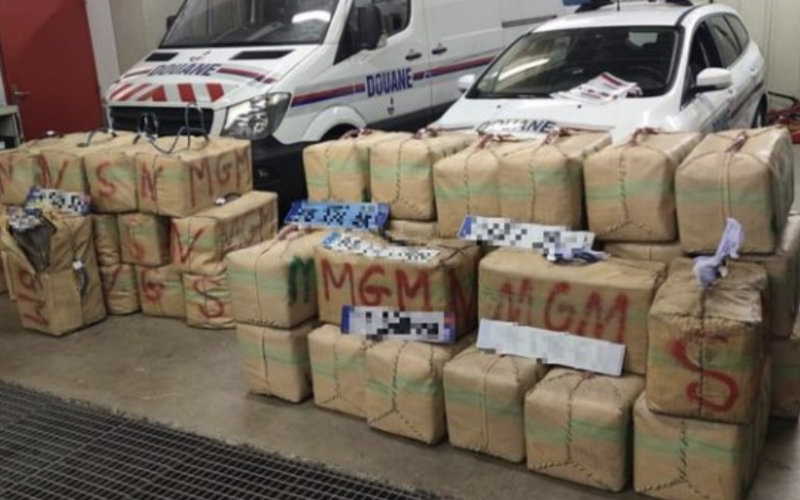 Major Drug Bust: 1.7 Tons of Moroccan Hashish Seized at Toulouse Toll Booth