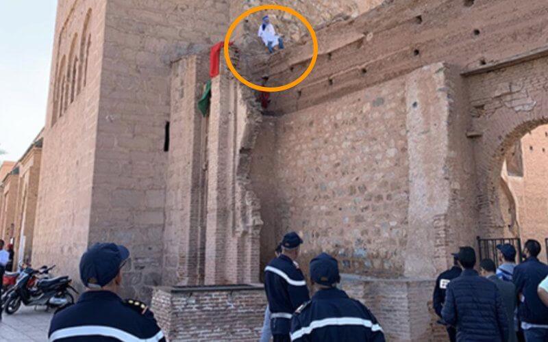 Man Rescued from Suicide Attempt Atop Marrakech's Koutoubia Mosque After Bakery Closure