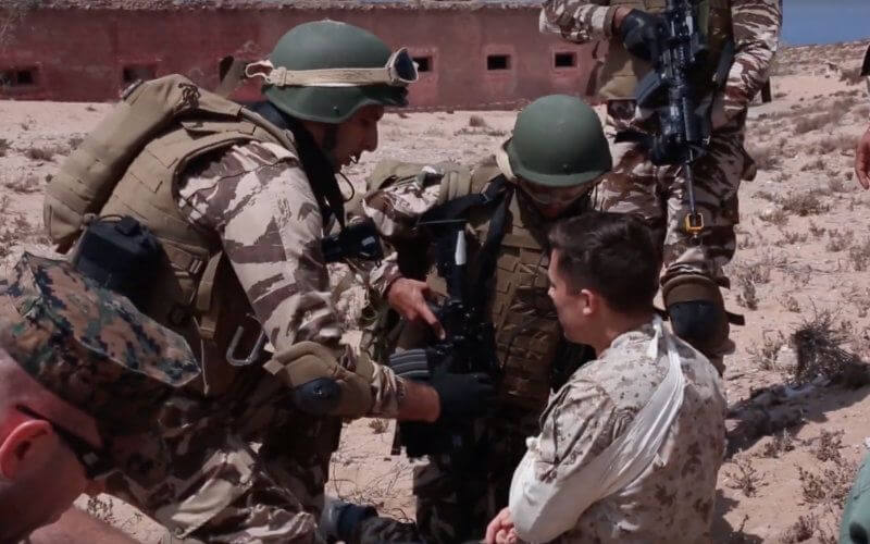 US Marines and Moroccan Forces Conduct Joint TRAP Exercises in Tifnit
