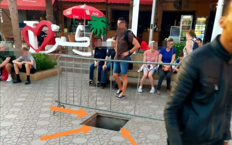 Marrakech: a British tourist falls into a... manhole
