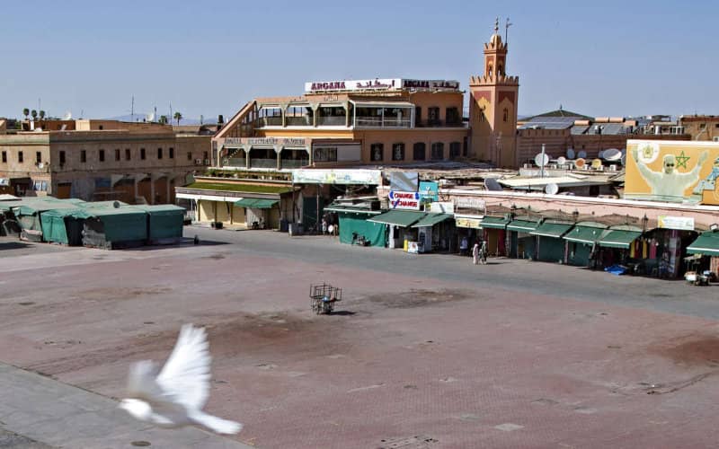 Marrakech's Iconic Jamaâ el-Fna Square Falls Silent Amid Pandemic