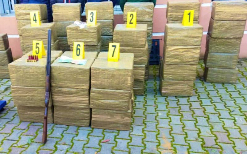 Massive Cannabis Bust in Morocco: 2.3 Tons Seized, 3 Arrested in International Trafficking Case
