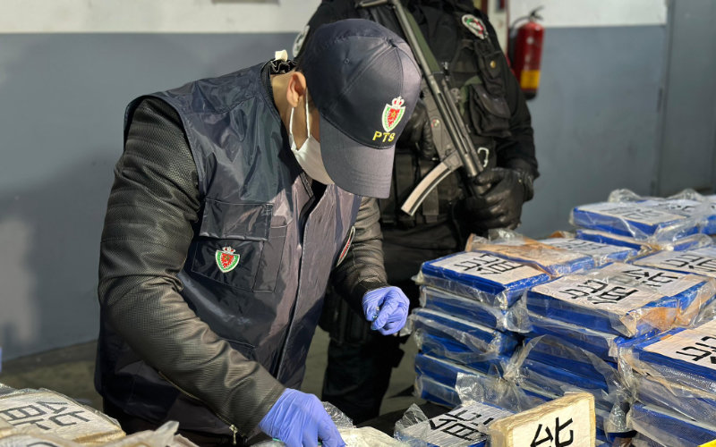 Massive Cocaine Bust: Over 1 Ton Seized at Moroccan Port in International Sting