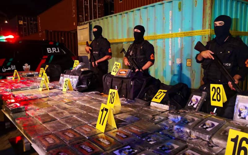 Massive Cocaine Shipment Bound for Antwerp Seized at Moroccan Port