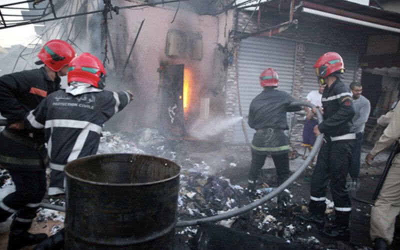Massive Fire Engulfs Casablanca Market, No Casualties Reported