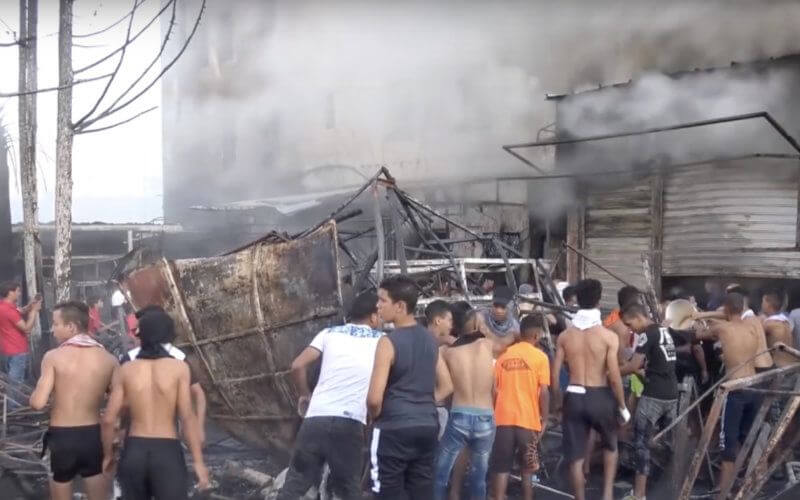 Massive Fire in Fez Destroys Shops and Market Stalls, Cause Under Investigation