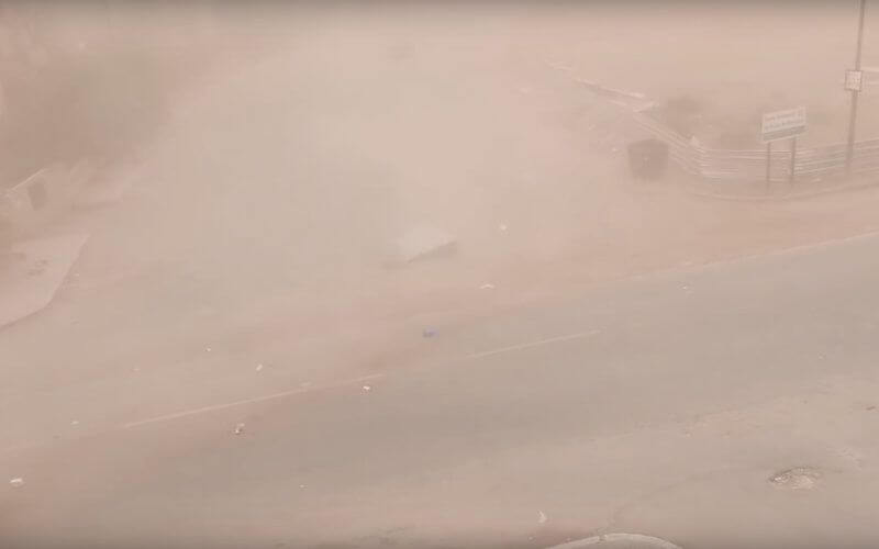 Massive Sandstorm Engulfs Marrakech, Paralyzing City Streets