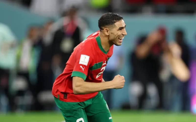 Mbappé Congratulates PSG Teammate Hakimi on Morocco's World Cup Upset Over Spain