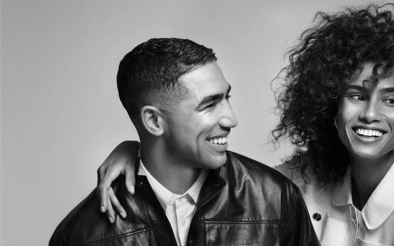 Model Imaan Hammam and Soccer Star Achraf Hakimi Share Spotlight in Vogue Feature