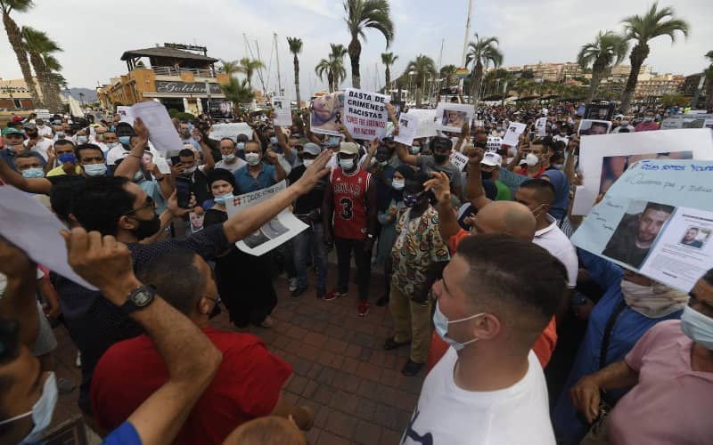 Moroccan Community Protests Racist Killing in Southern Spain