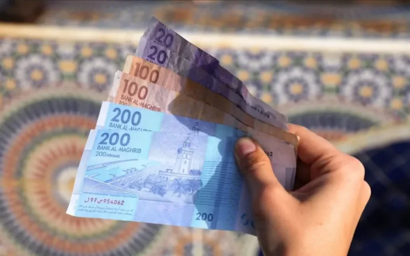 The Moroccan dirham falls against the euro