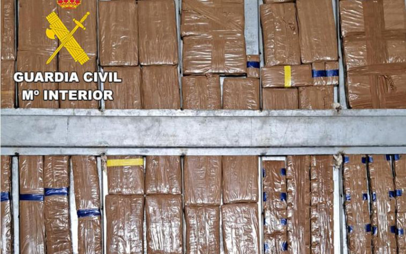 Moroccan Driver Caught with 139 Kilos of Hashish at Spanish Port
