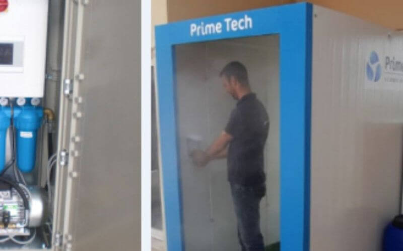Moroccan Firm Unveils High-Pressure Misting Booth to Combat COVID-19 Spread