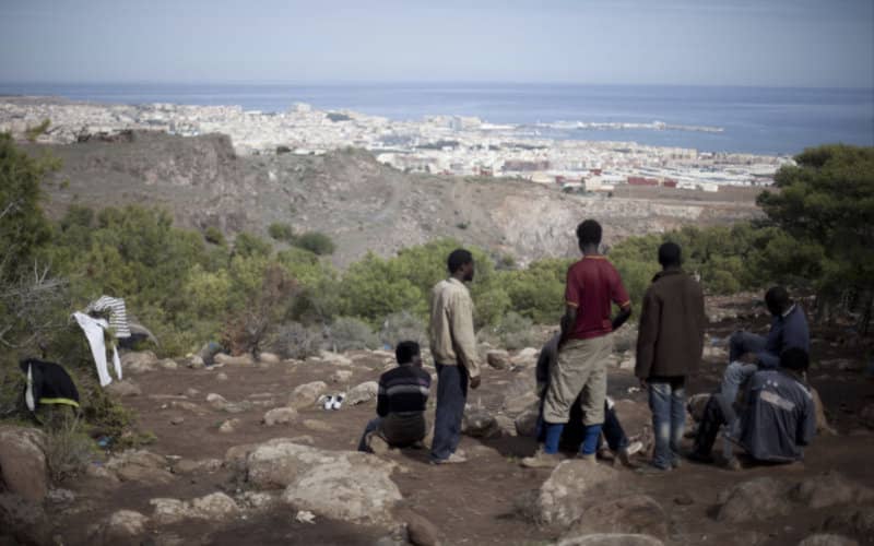 Moroccan Forces Dismantle Migrant Camp Near Melilla Border