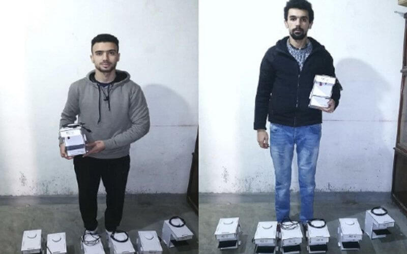 Moroccan Inventor Creates Low-Cost Automatic Hand Sanitizer Dispenser to Combat COVID-19