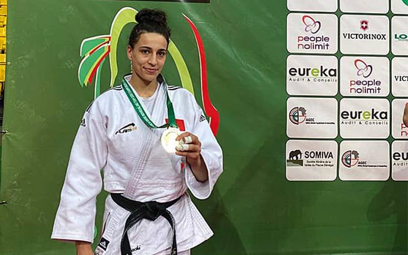 Moroccan Judoka Sarah Harachi Clinches Gold at European Open in Malaga