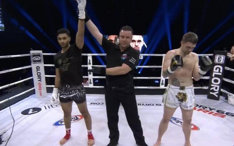 Moroccan Kickboxer Hamicha Scores Rapid KO Victory at Glory 66 Paris