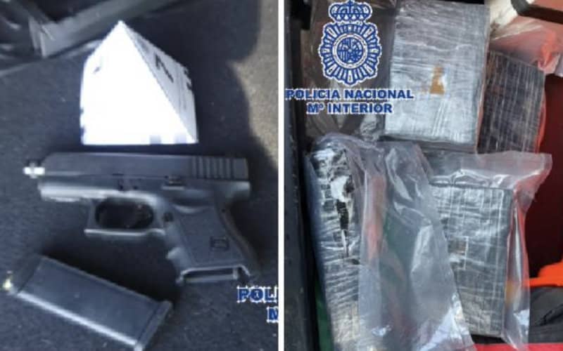 Moroccan Man Arrested in Spain with 4.3 Kilos of Cocaine, Firearm