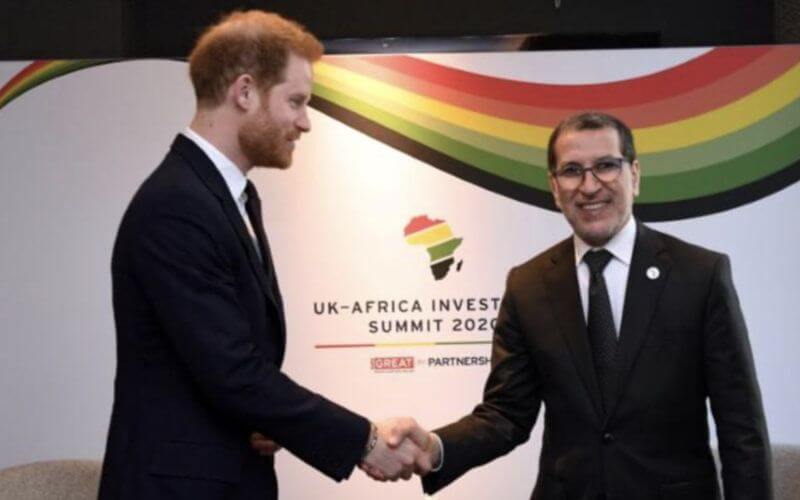 Moroccan PM Meets Prince Harry at UK-Africa Investment Summit in London