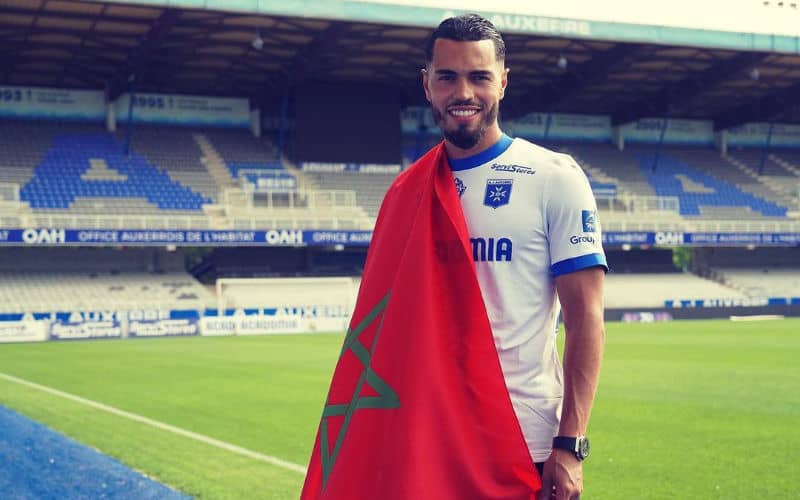 Moroccan Midfielder Hamza Sakhi Emerges as Key to AJ Auxerre's Survival Hopes