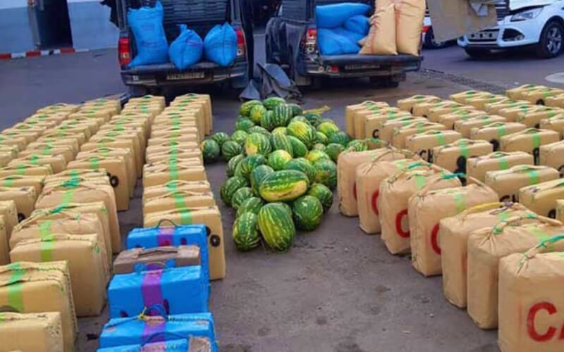 Moroccan Police Seize 5 Tons of Cannabis Hidden in Watermelon Shipments