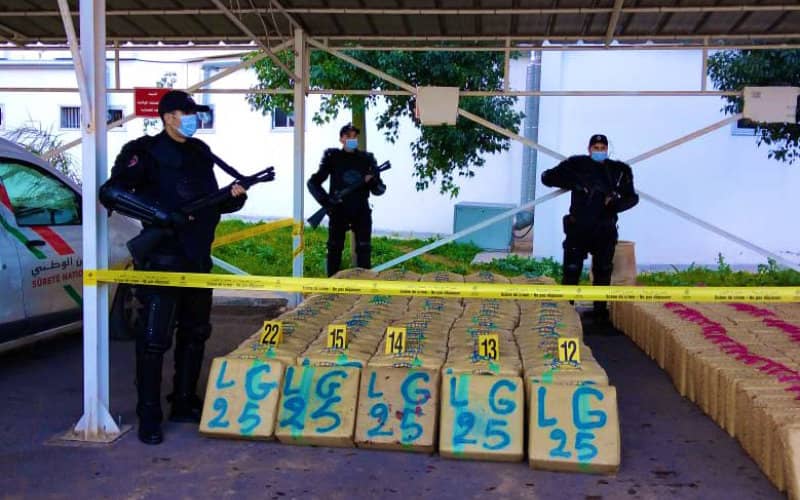 Moroccan Police Seize 9.5 Tons of Drugs in Major Highway Bust