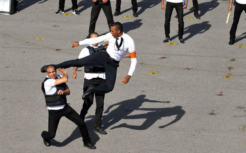 Moroccan Police Showcase Skills in Birthday Demonstration for Security Chief