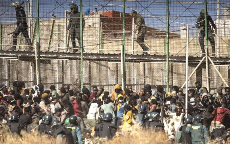 Moroccan Rights Body: Migrant Deaths at Melilla Border Caused by Crush