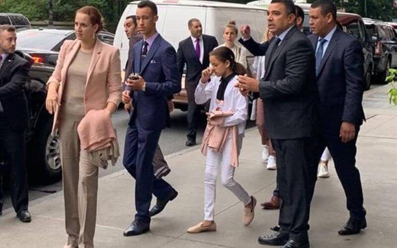 Moroccan Royal Family Spotted in New York: Princess Lalla Salma Visits with Children