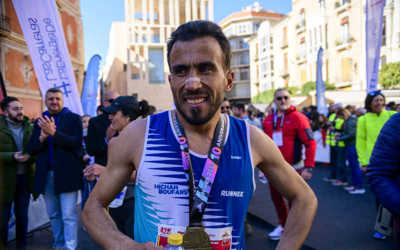 Moroccan Runner Hicham Boufars Clinches Victory in Murcia Marathon