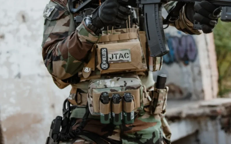 Moroccan soldiers marine combat vests US military equipment
