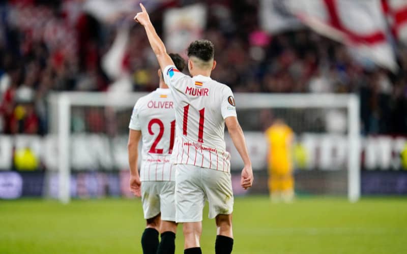 Moroccan Striker Munir El Haddadi Shines for Sevilla with Crucial Goals