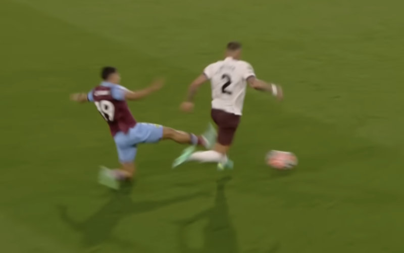 Moroccan Striker Zaroury Sees Red for Violent Tackle on Walker in Premier League Match