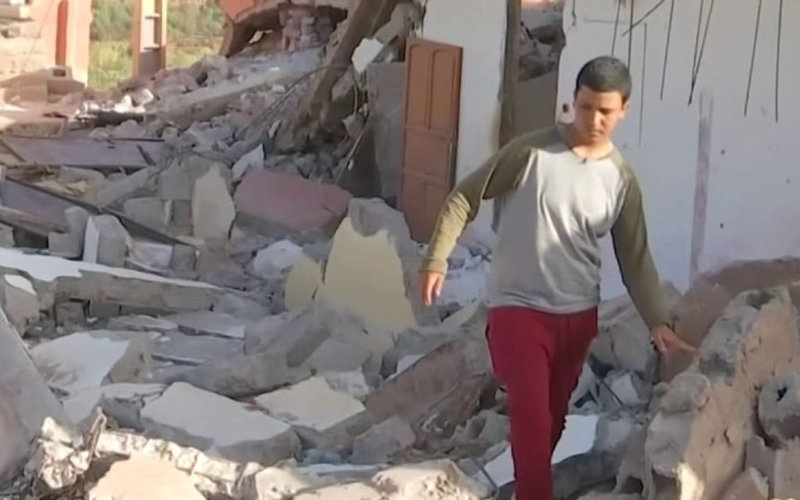 Moroccan Teen Mourns Family Lost in Devastating Earthquake