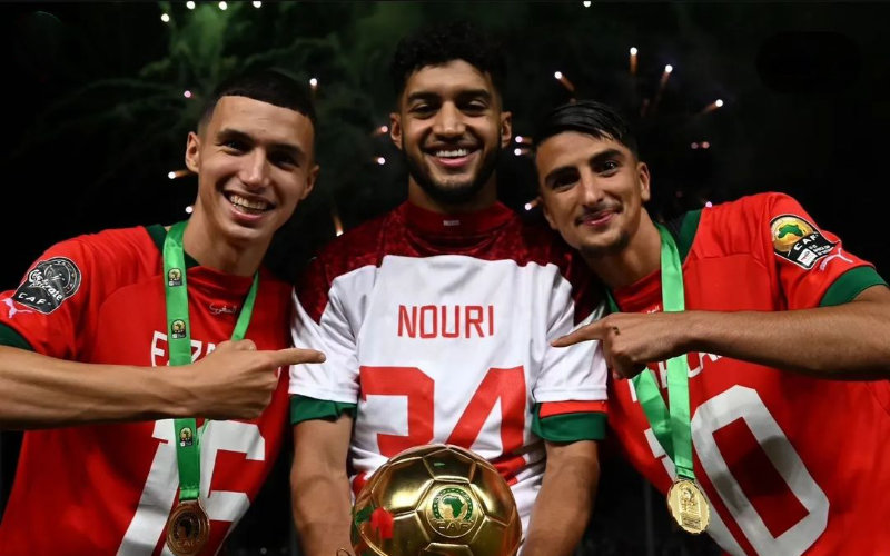 Moroccan U-23 Team Honors Abdelhak Nouri After Historic AFCON Victory
