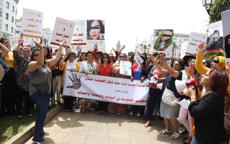 Moroccan Women Protest Rising Violence After Brutal Rape and Murder in Rabat