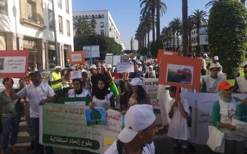 Moroccan Youth Rally for Climate Action in Casablanca and Rabat