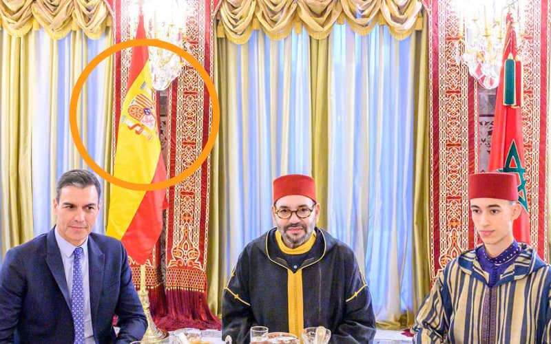 Morocco Apologizes for Upside-Down Spanish Flag at Royal Dinner with PM Sánchez