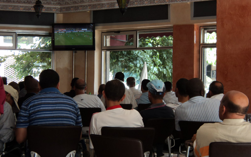 Morocco Bans Soccer Match Broadcasts in Cafes to Curb COVID-19 Spread