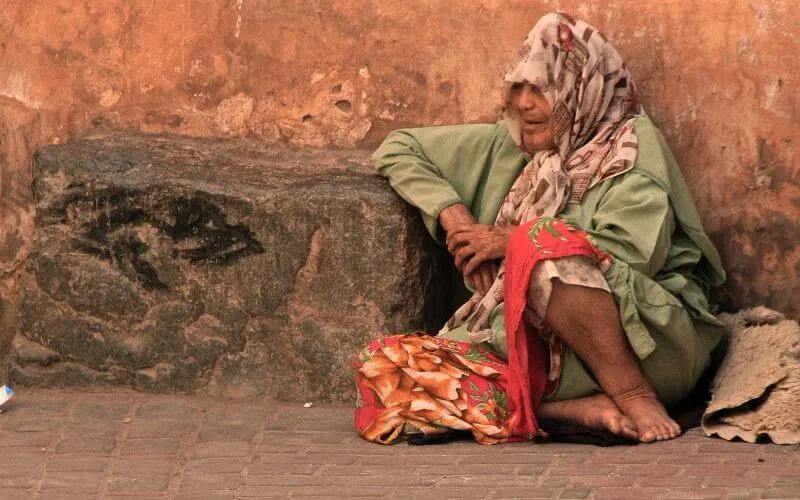 Morocco: a beggar arrested with 110,000 dirhams in her possession