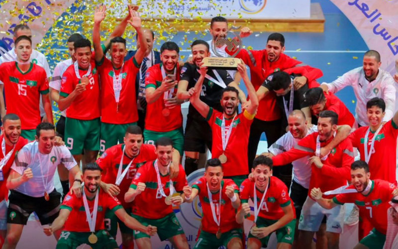 Morocco Clinches Third Consecutive Arab Futsal Cup Title, King Congratulates Team