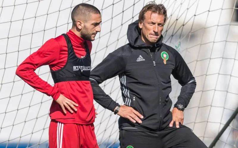 Morocco Coach Renard Addresses Ziyech Rift, Admits Miscommunication