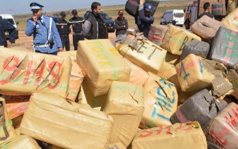 Morocco Destroys 7.8 Tons of Hashish in Major Drug Incineration Operation