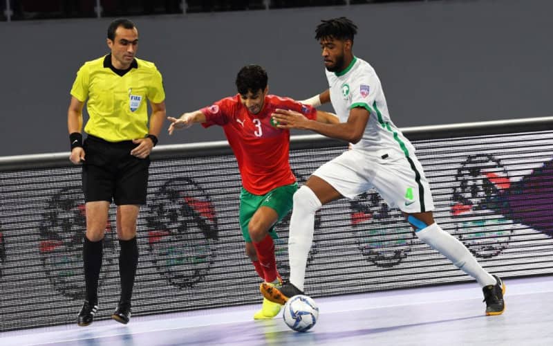 Morocco Dominates Saudi Arabia 8-0 in Arab Futsal Cup, Advances to Semifinals