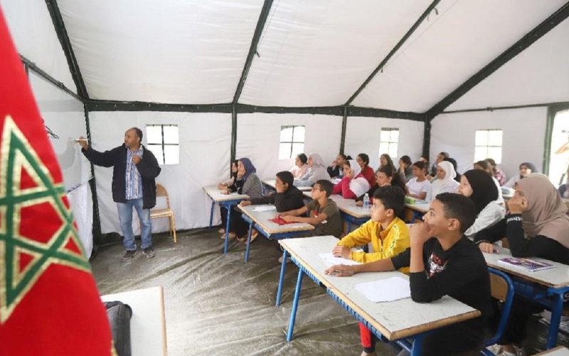 Morocco Earthquake: Students Return to Classes in Tents as Schools Rebuild