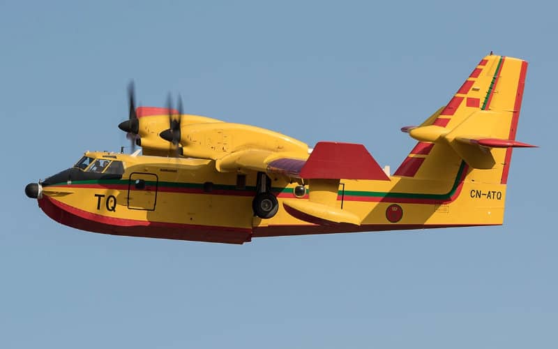 Morocco Expands Firefighting Fleet with 3 New Canadair Water Bombers