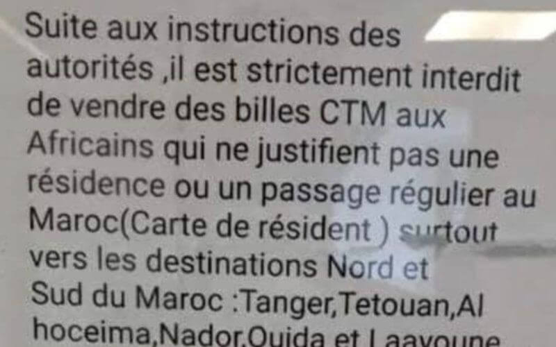Morocco Faces Backlash Over Alleged Discriminatory Transport Policy for Sub-Saharan Migrants