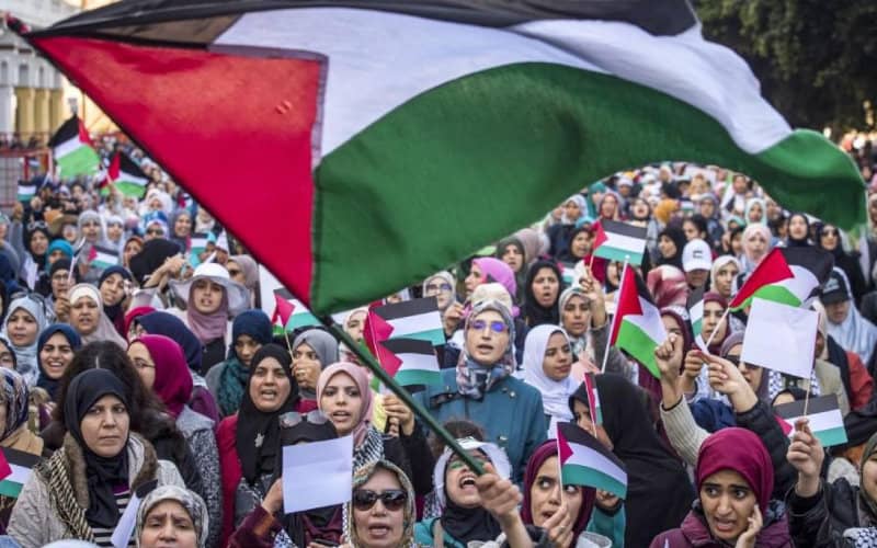 Morocco Hosts Solidarity Protest for Palestine Amid Israel-Gaza Conflict