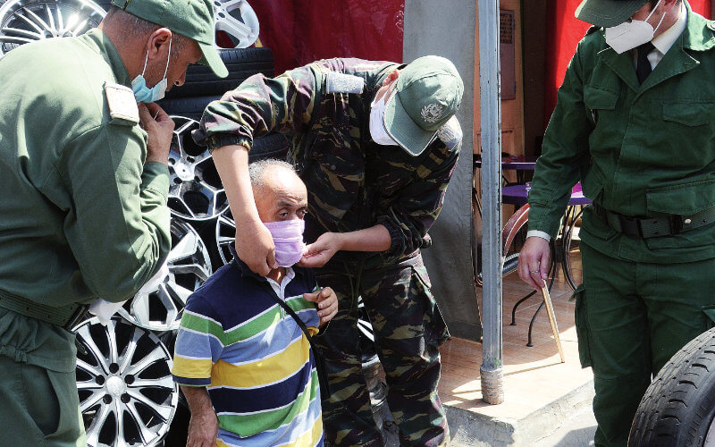 Morocco Imposes On-the-Spot Fines for Mask Violations as COVID Cases Rise